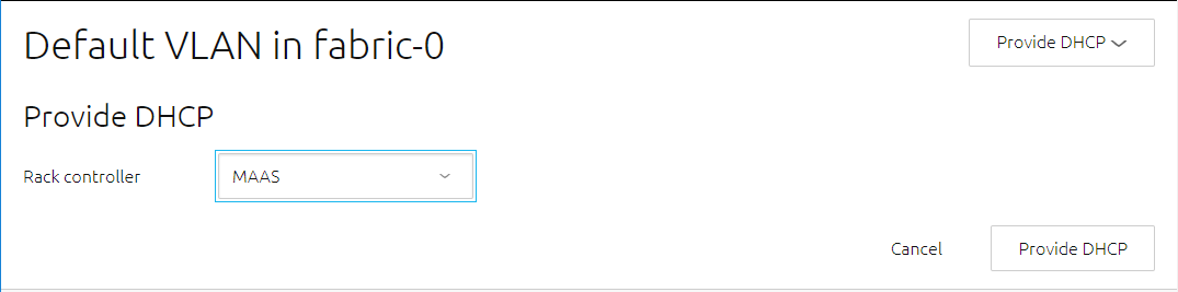 Provide DHCP